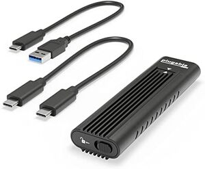 Plugable USB C NVMe SSD ケース、USB 3.1 Gen 2（10Gbps）対応、USB-C ポート搭載シス