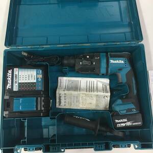 sa398 送料無料！動作品 マキタ makita　充電式ハンマドリル HR182DRGX 18mm 18V6.0Ahバッテリー×1 充電器 ケース