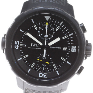 IWC SCHAFFHAUSEN IW379502 アクアタイマー ガラパゴス・アイランド クロノグラフ 自動巻き メンズ 保証書付き_826641