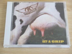 UM0671 AEROSMITH GET A GRIP 1993年4月21日発売【MVCG108】Eat The Rich Get A Grip Fever Livin` On The Edge Flesh Walk On Down