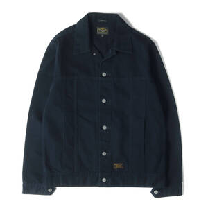 WTAPS ダブルタップス ジャケット サイズ:XL / 101タイプ カラー デニムジャケット (BLUES JK) / ネイビー 紺 / アウター ブルゾン