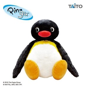 ZZ【ピングー】Pingu ピングー 特大サイズ ふわふわ ぬいぐるみ 全高約42cm ペンギン 超BIG ぬいぐるみ タグ無し 美品 LF