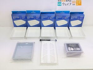 シマノ スペーザ トレー 35L用 CS-835M ホワイト、ダイワ プルーフケース PC-1326 L 他 計8点 未使用品