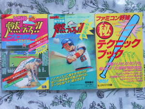 燃えろプロ野球88　決定版　完ペキ本わんぱっくコミック＋完全必勝本フライデースペシャル＋ファミコン野球秘テクニックブック