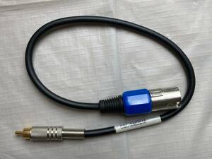 Lynx studio technology製　XLR-RCA変換ケーブル　CBL-XMDR18