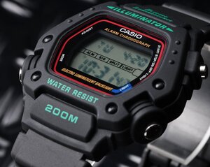 新品 逆輸入CASIO トムクルーズ着用機種 ミッションインポッシブル 200m防水 アラーム＆クロノグラフ 激レア日本未発売 ELライト カシオ