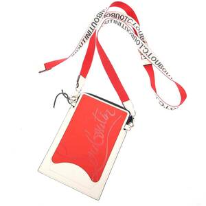 Christian Louboutin クリスチャンルブタン LOUBILAB Phone Pouch ルビラブスニーカーソールレザーショルダーポーチ ITIITM0WBDYG