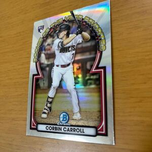 キャロル RC クローム 2023 Bowman Chrome Corbin Carroll ルーキーオブザイヤー Topps ボウマン MLB ダイヤモンドバックス #royf-1