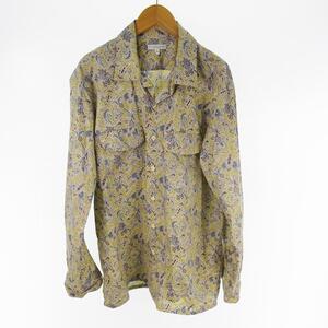 エンジニアードガーメンツ Engineered Garments 23SS 19th 19 Century BD Shirt Cotton Paisley Shirting シャツ 長袖 ペイズリー柄 イエロ