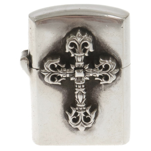 CHROME HEARTS クロムハーツ FILIGREE ZIPPO LIGHTERZ-V5 フィリグリークロス ジッポ オイルライター シルバー