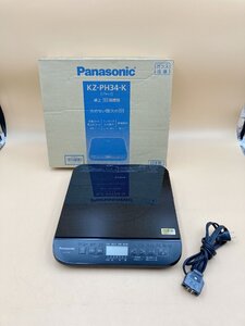 A12309◇Panasonic パナソニック 卓上 IH調理器 IHクッキングヒーター コンロ KZ-PH34 ブラック 箱付き【保証あり】241128