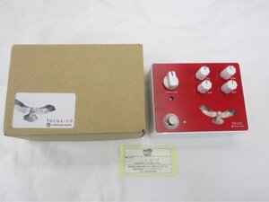 ◆◆Limetone Audio focus red コンプレッサーペダル イケベ限定カラーレッド◆USED品 M6803