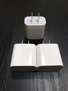 3個 iPhone 電源アダプター 急速充電器 急速20W電源セット USB-C Type-C アイフォン ライトニングケーブル Lightning ACアダプタ 電源