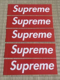 Supreme ボックス ロゴ ステッカー 5枚セット シュプリーム box