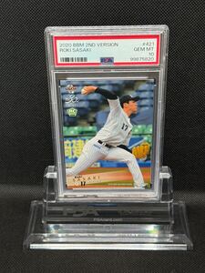 1円スタート　PSA10【佐々木朗希】2020 BBM 2nd #421 RC ルーキーカード 鑑定済み Roki SASAKI 山本由伸　ドジャース 大谷翔平