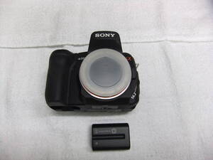 2008年発売 SONY ソニー α350 ボディ DSLR-A350 NP-FM500H付 1420万画素 動作確認済 わけあり