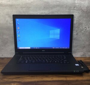 1円～ ●NEC VersaPro VKT16/X-4 タイプVX / Core i5 8250U (1.60GHz) / メモリ 8GB / HDD 500GB / 15.6型 HD (1366×768) / Win10 Pro