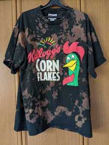 CHASE AUTHENTICS ケロッグ　コーンフレーク　半袖Tシャツ　Lサイズ 90s コピーライト　メキシコ製　即決　