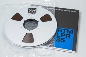 新品オープンリールテープ　RTM　LPR35　1/4インチ幅10号メタルリール　1巻B