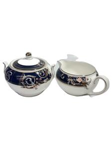 WEDGWOOD◆洋食器その他/2点セット/NVY/中古品/シュガーポット・クリーマーセット