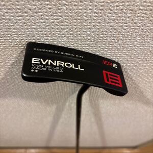 イーブンロール　EVNROLL ER2パター BLACK 34インチ　訳あり　ヘッドカバー付属　TWO THUMBグリップ