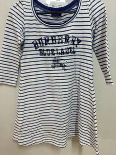 BURBERRY BLUE LABEL ボーダー柄トップス