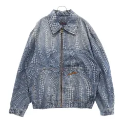 LOUIS VUITTON (ルイヴィトン) ×YK Zipup Denim Bluzon Dot×草間彌生 ジップアップデニムブルゾンドット柄 インディゴブルー RM232H YN3 HOA30W