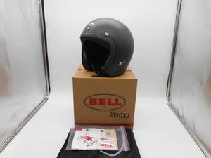 BELL/新品　500-TXJ　フラットブラック　Lサイズ　送料無料　61-62ｃｍ　ベル　500TXJ　ジェットヘル　ジェットヘルメット　艶無し黒