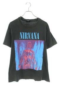 ヴィンテージ VINTAGE 90s NIRVANA/ニルヴァーナ サイズ:L SLIVERプリントTシャツ 中古 SB01