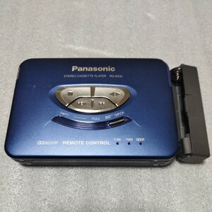 【通電確認】Panasonic パナソニック ポータブルカセットプレーヤー ウォークマン RQ-SX35