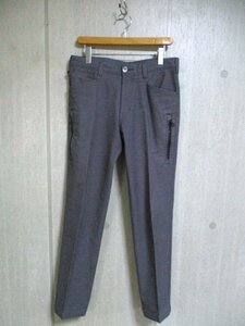 e931　23区HOMME　ストレッチパンツ　サイズ　48　グレー　オンワード樫山　92