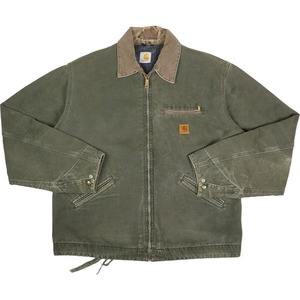 VINTAGE ヴィンテージ Carhartt Detroit Jacket Regular Moss Green ジャケット オリーブ Size 【フリー】 【中古品-良い】 20797743