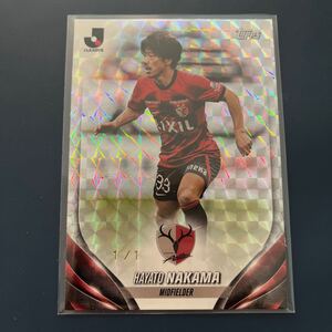 1枚限定　2024 TOPPS Jリーグフラッグシップ　仲間隼斗　パラレルカード　1of1 鹿島アントラーズ