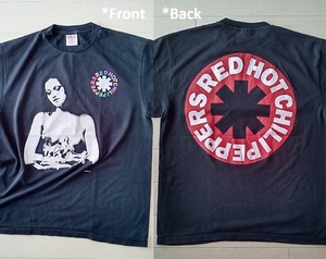 XLsize 黒/ RED HOT CHILI PEPPERS レッドホットチリペッパーズ レッチリ Mother Milk 母乳 ビンテージスタイル プリントTシャツ*BIO 新品