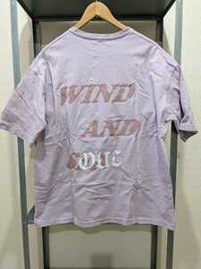 WIND AND SEA　ウィンダシー　Tシャツ　Lサイズ　パープル