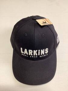 LARKiNS ラーキンス/ベースボールキャップ◎長期保管・デッドストック・未着用品◇タグ付き◆黒◇キャップ 帽子 