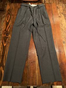 VISVIM HAKAMA PANTS BANDED WOOL STRIPE