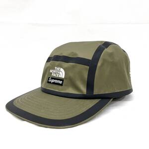 Supreme × THE NORTH FACEシュプリーム ノースフェイス Summit Series Outer Tape Seam Camp Cap キャップ オリーブ NN02142I