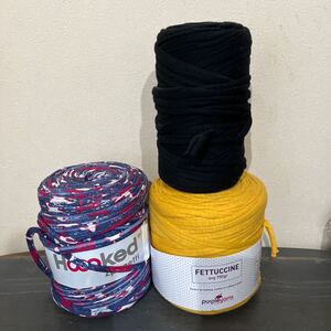 ズパゲッティ　zpagetti フィットチィーネ　　purpleyarns 手芸材料 編み物 使いかけ　３つセット