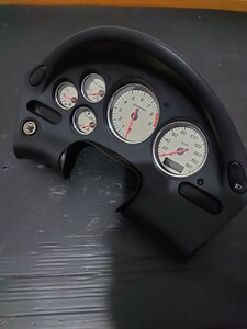 【美品！】FD3S 6型純正メーター本体 ホワイトメーター 希少 RX-7 RX7 FD 6型 アンバー メーターassy 後期 6型メーター