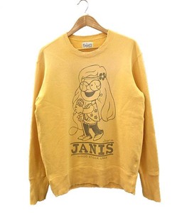 ティーエムティー TMT SOFT SWEAT SHIRTS BABY JANIS ソフト スウェット ヴィンテージ 加工 イエロー M メンズ