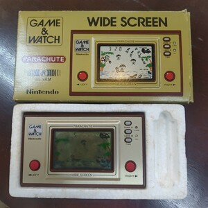 ☆動作品 GAME&WATCH　WIDE SCREEN　PARACHUTE ゲームウォッチ　パラシュート　任天堂 