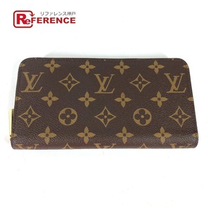 未使用 LOUIS VUITTON ルイヴィトン M42616 ジッピーウォレット ラウンドファスナー モノグラム 長財布 ブラウン レディース【中古】