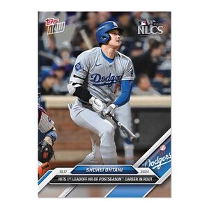 2024 Topps Now # 845 大谷翔平 NLCS 先頭打者HR Shohei Ohtani Dodgers