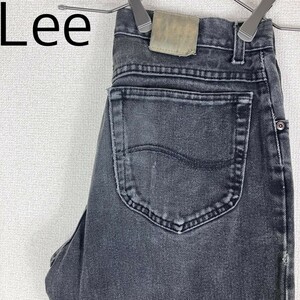 LEE リー W32相当 ブラックデニム ボトム パンツ 黒 9933