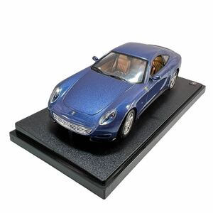 ★美品 hotwheels Ferrari 612 スカリエッティ ミニカー 車体全長約26cm ブルー フェラーリ Mattel スポーツカー 中古品 管理H496