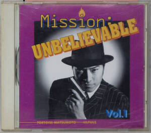 美盤CD ●ウルフルズ / トコトンで行こう！ -MISSION UNBELIEVABLE vol.1- ●TOCT-8863 C48