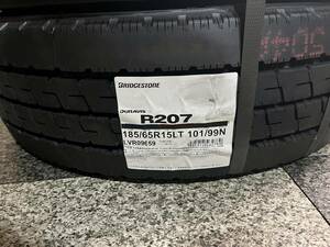 185/65R15 LT 101/99N ブリジストン DURAVIS R207 トラック用タイヤ　2本セット