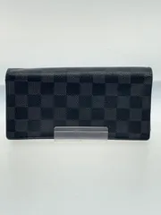 LOUIS VUITTON ポルト・フォイユ・ブラザ_ダミエ・グラフィット_BLK PVC ブラック メンズ