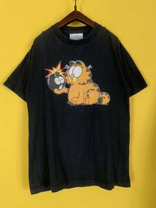 90s THE HUNDREDS × GARFIELD Tシャツ プリント　ビンテージ